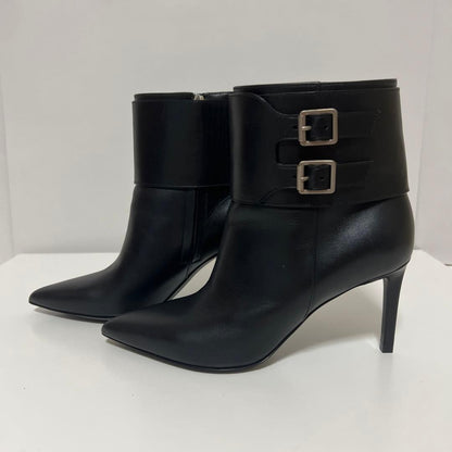 Saint Laurent Paris Short Boots Shoes EU 35.5 US 5.5 Leather Black Authentic