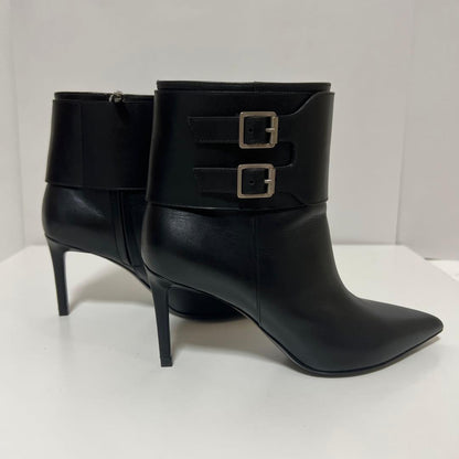 Saint Laurent Paris Short Boots Shoes EU 35.5 US 5.5 Leather Black Authentic