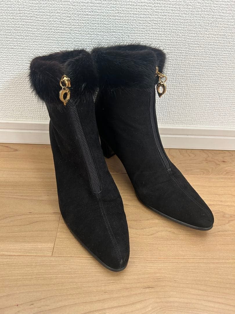 Saint Laurent Short Boots Shoes EU 37 US 7 Authentic