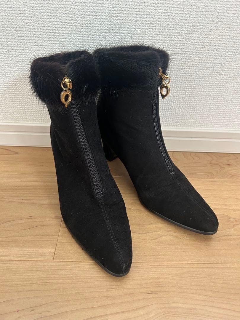 Saint Laurent Short Boots Shoes EU 37 US 7 Authentic