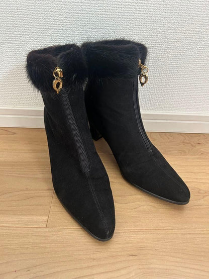 Saint Laurent Short Boots Shoes EU 37 US 7 Authentic