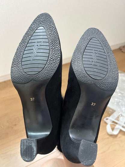 Saint Laurent Short Boots Shoes EU 37 US 7 Authentic