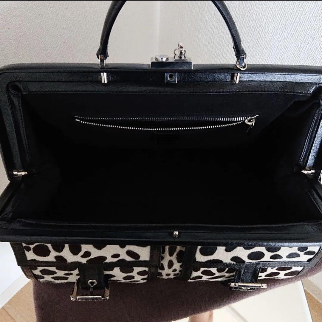 CELINE Hand Bag Tote Purse Dalmatian Authentic