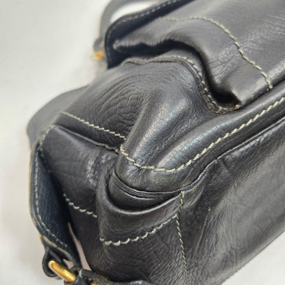 CELINE Hand Bag Tote Purse Boogie Leather Authentic