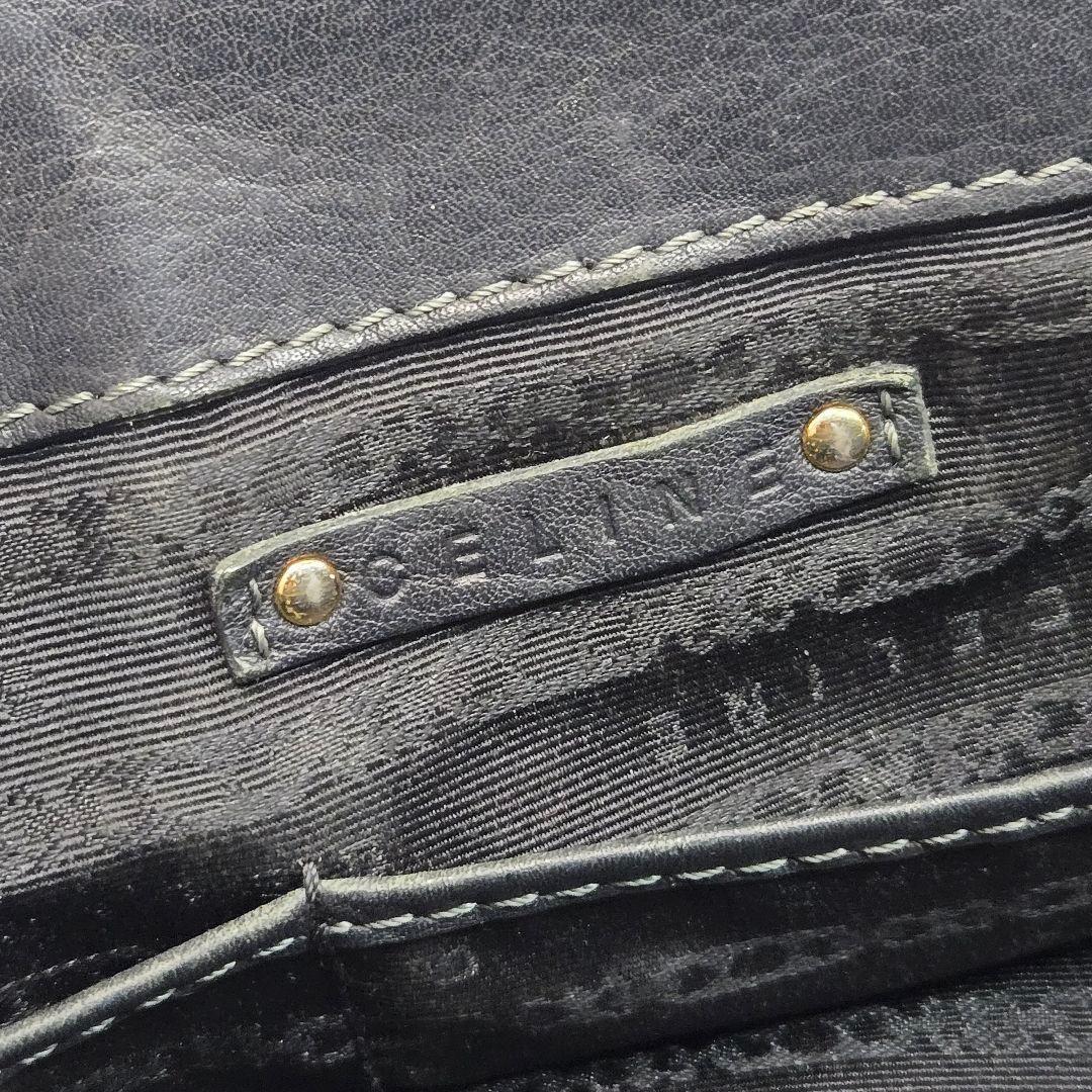 CELINE Hand Bag Tote Purse Boogie Leather Authentic