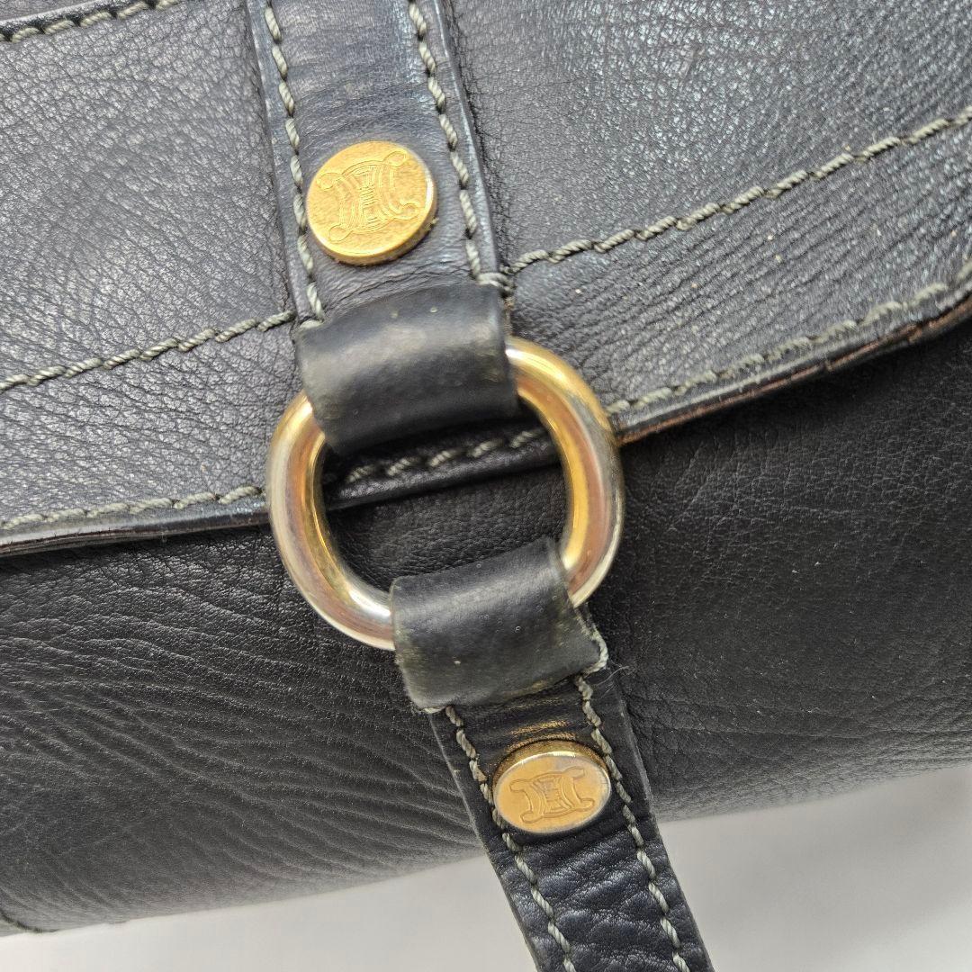 CELINE Hand Bag Tote Purse Boogie Leather Authentic