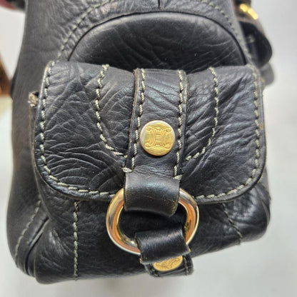 CELINE Hand Bag Tote Purse Boogie Leather Authentic