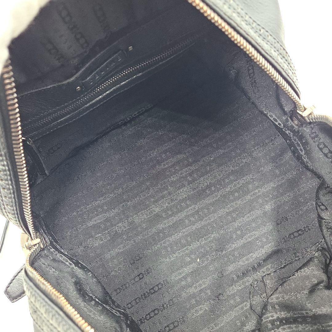 CELINE Mini Boston Bag Hand Tote Purse Leather Black Authentic