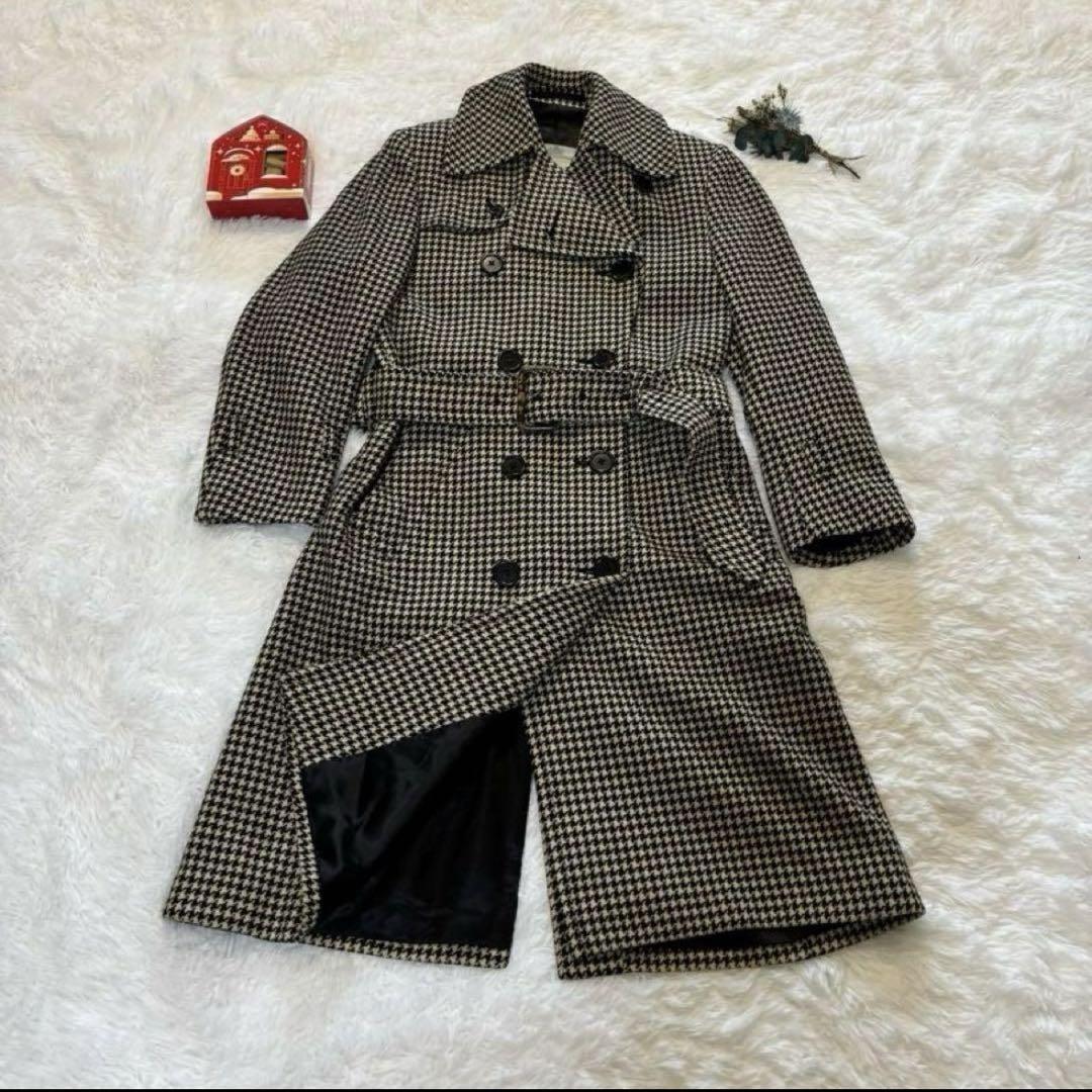 Aquascutum Trench Coat Club Check Asian fit M US size S Authentic