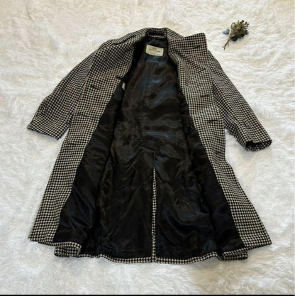 Aquascutum Trench Coat Club Check Asian fit M US size S Authentic