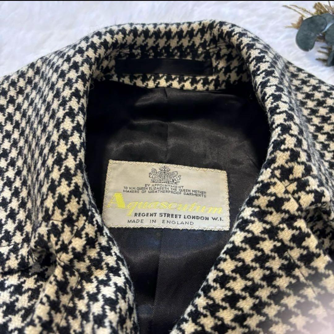 Aquascutum Trench Coat Club Check Asian fit M US size S Authentic