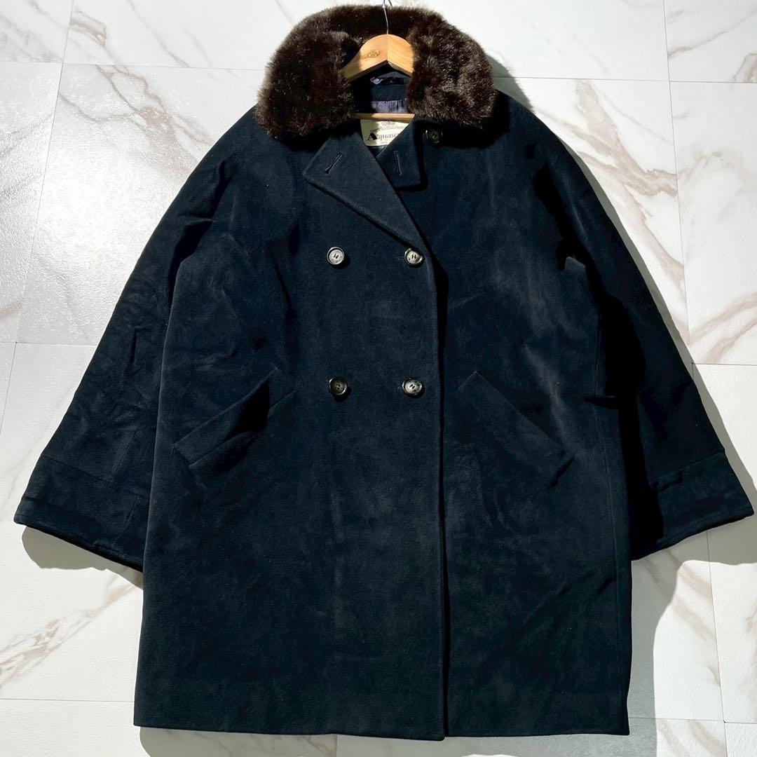 Aquascutum P Coat Asian fit M US size S Authentic