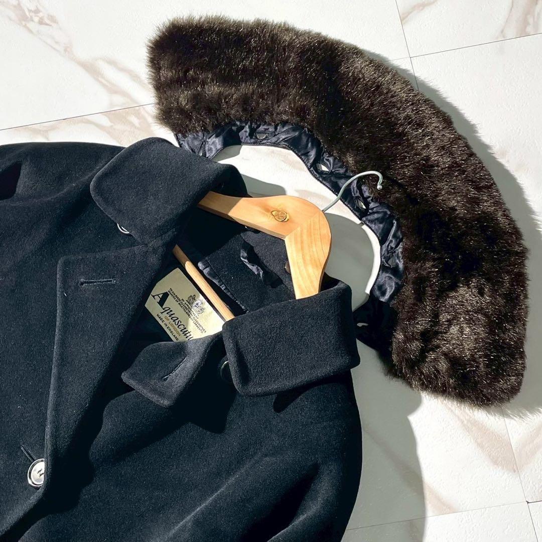 Aquascutum P Coat Asian fit M US size S Authentic