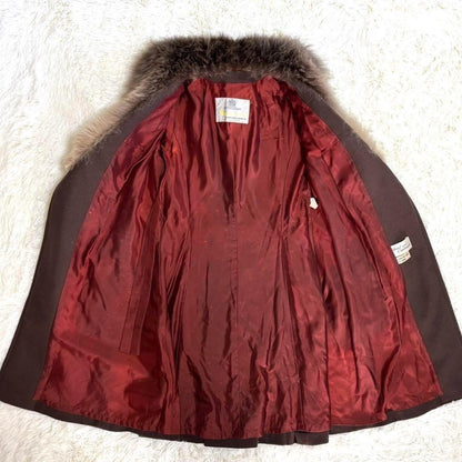 Aquascutum Long Coat Asian fit L US size M Authentic