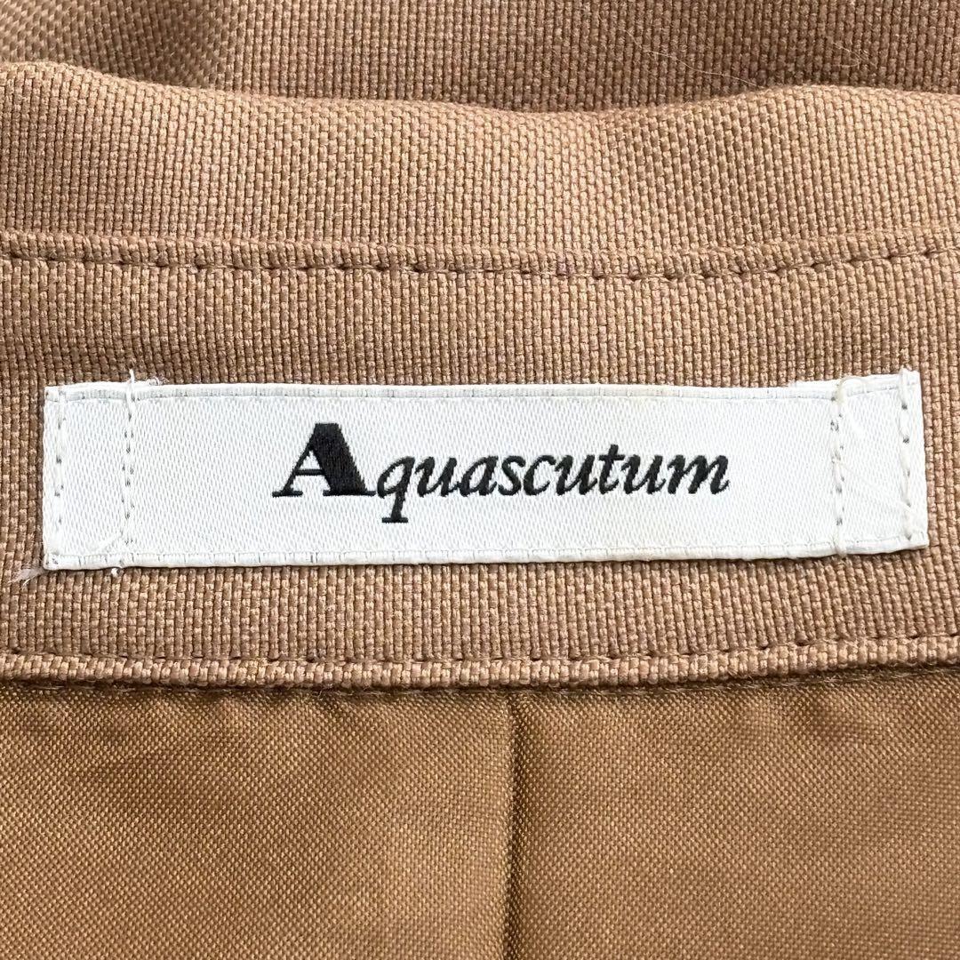 Aquascutum Long Coat Asian fit M US size S Brown Camel Authentic