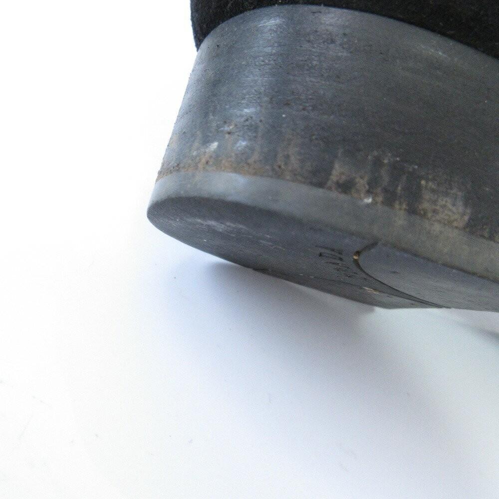 PRADA Long Boots Shoes EU 36 US 6 Suede Dark Brown Authentic