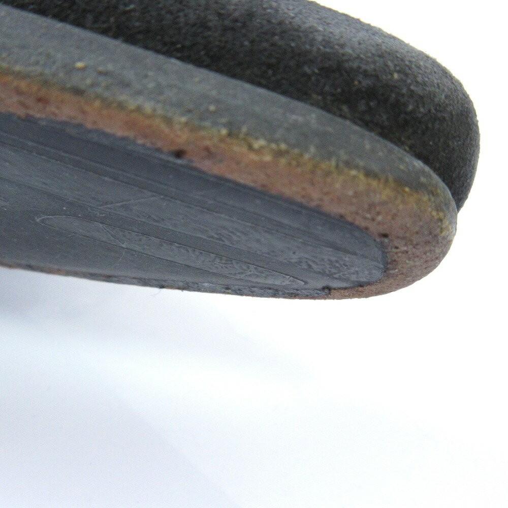 PRADA Long Boots Shoes EU 36 US 6 Suede Dark Brown Authentic