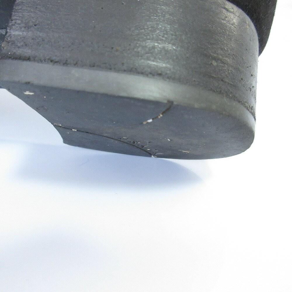 PRADA Long Boots Shoes EU 36 US 6 Suede Dark Brown Authentic