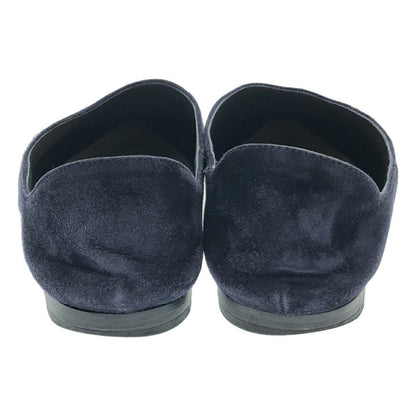 PRADA Flat Shoes Pumps EU 37.5 US 7.5 Suede Navy Authentic