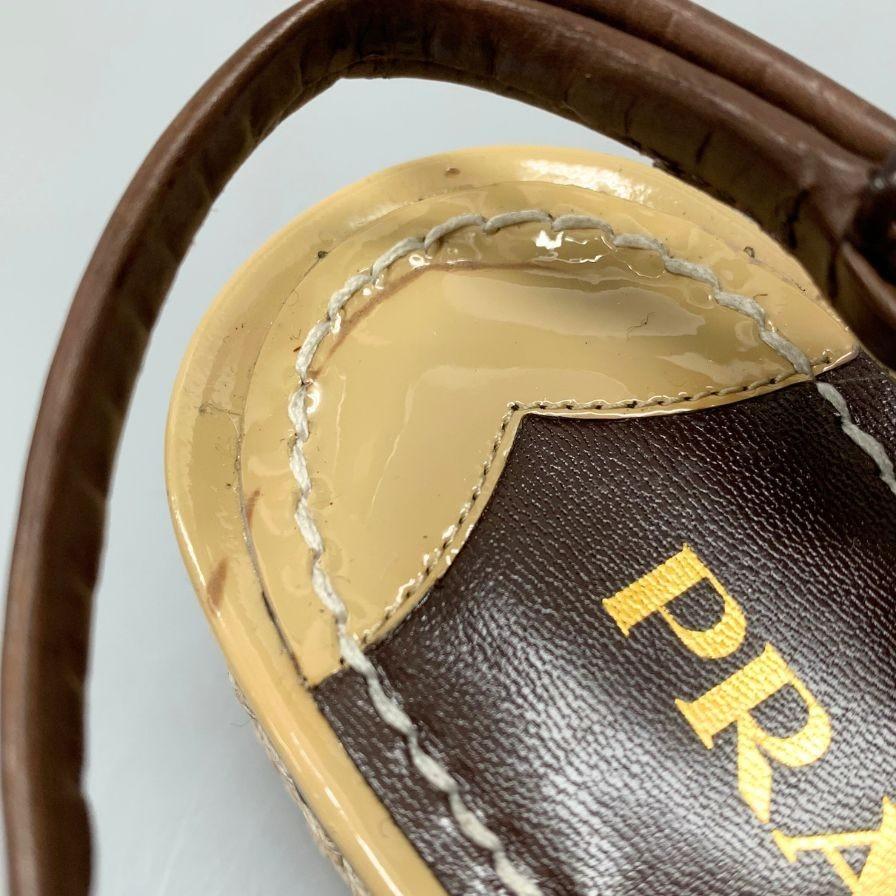 PRADA Shoes Pumps Heel EU 36 US 6 Beige Authentic