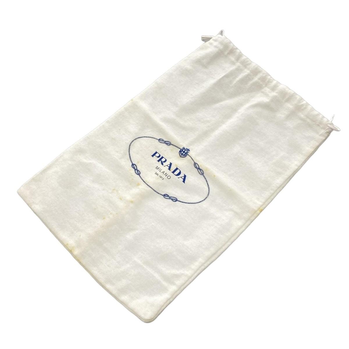 PRADA Flat Shoes Pumps EU 35.5 US 5.5 Leather Navy Multicolor Authentic