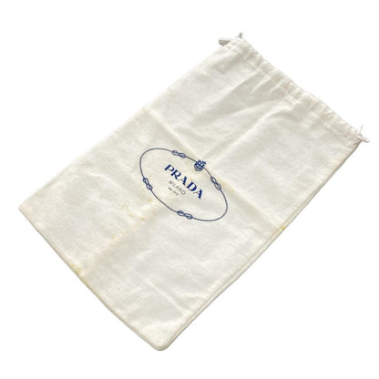 PRADA Flat Shoes Pumps EU 35.5 US 5.5 Leather Navy Multicolor Authentic