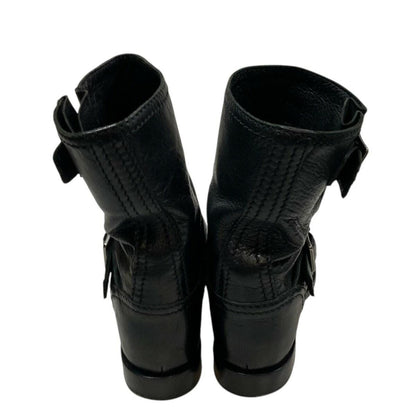 PRADA engineer Boots Shoes EU 36.5 US 6.5 Black Authentic