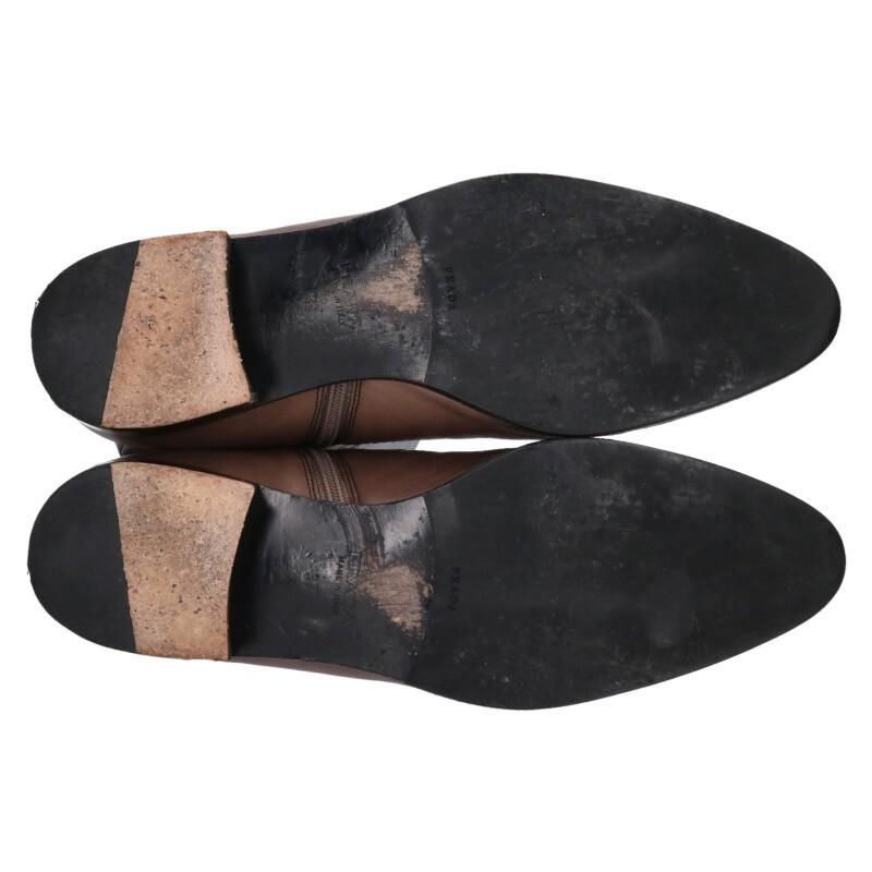 PRADA Long Boots Shoes EU 37 US 7 Brown Authentic