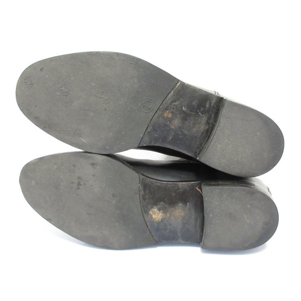 PRADA Short Boots Shoes EU 39 US 9 Leather Black Authentic