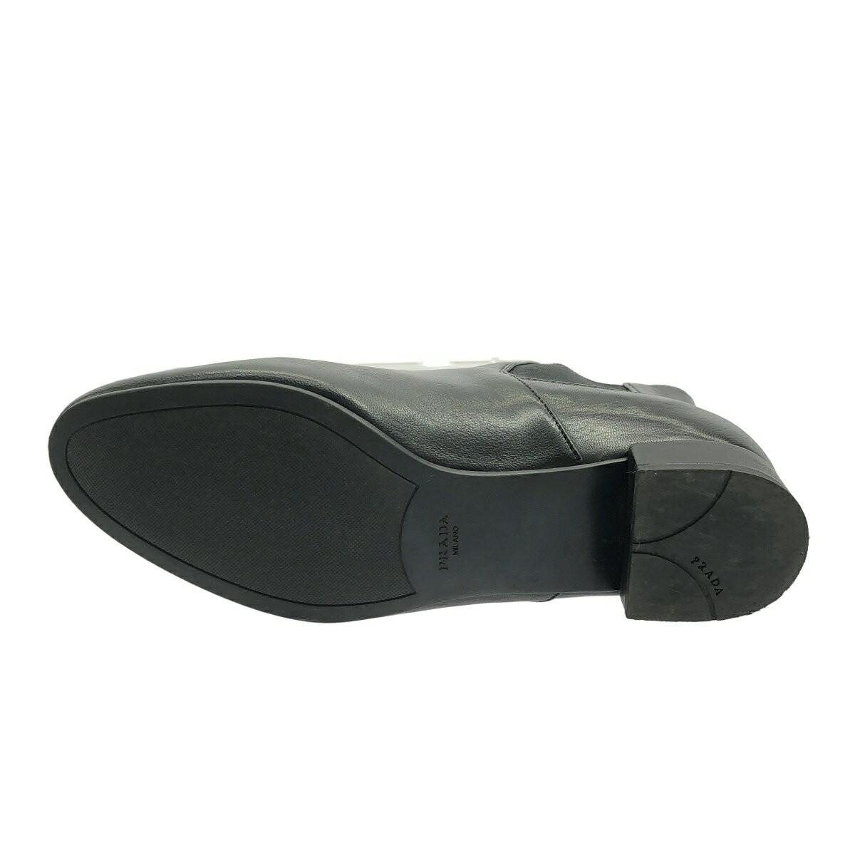 PRADA Short Boots Shoes EU 36.5 US 6.5 Black Authentic