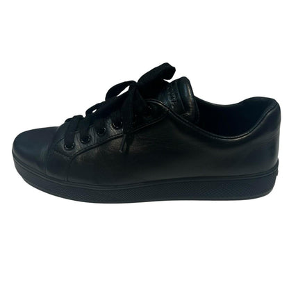 PRADA Sneakers Shoes Low-Cut EU 37.5 US 7.5 Black Authentic