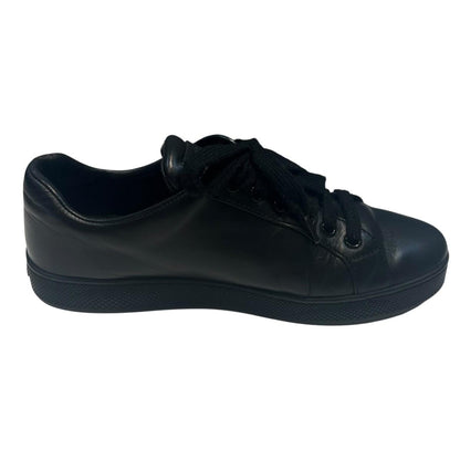 PRADA Sneakers Shoes Low-Cut EU 37.5 US 7.5 Black Authentic