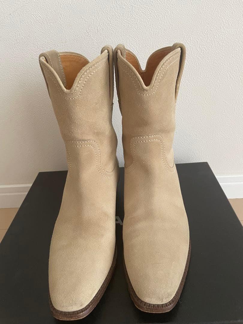 GUCCI Short Boots Shoes EU 35 US 5 Suede Beige Authentic