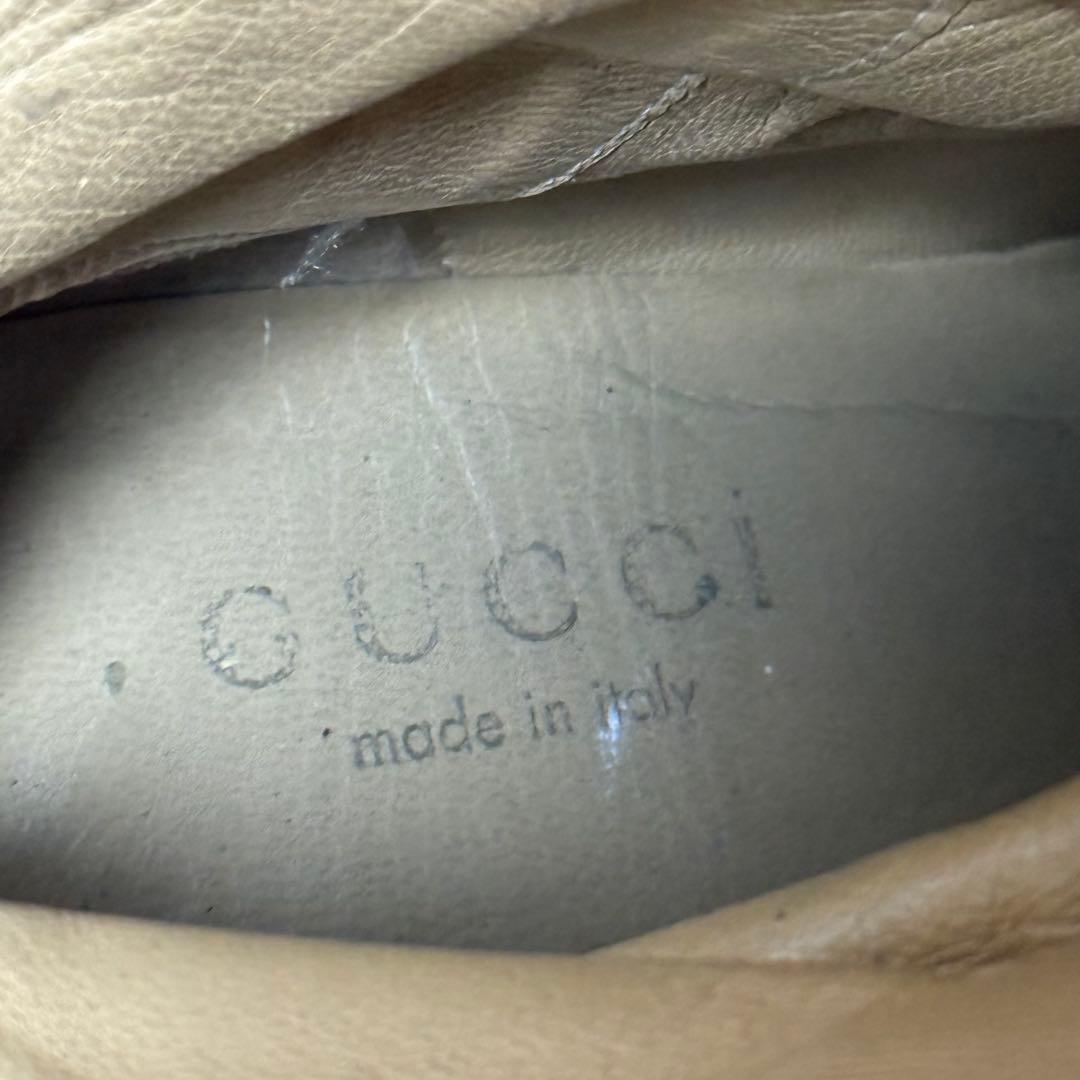 GUCCI Long Boots Shoes GG Canvas EU 36 US 6 Black Authentic