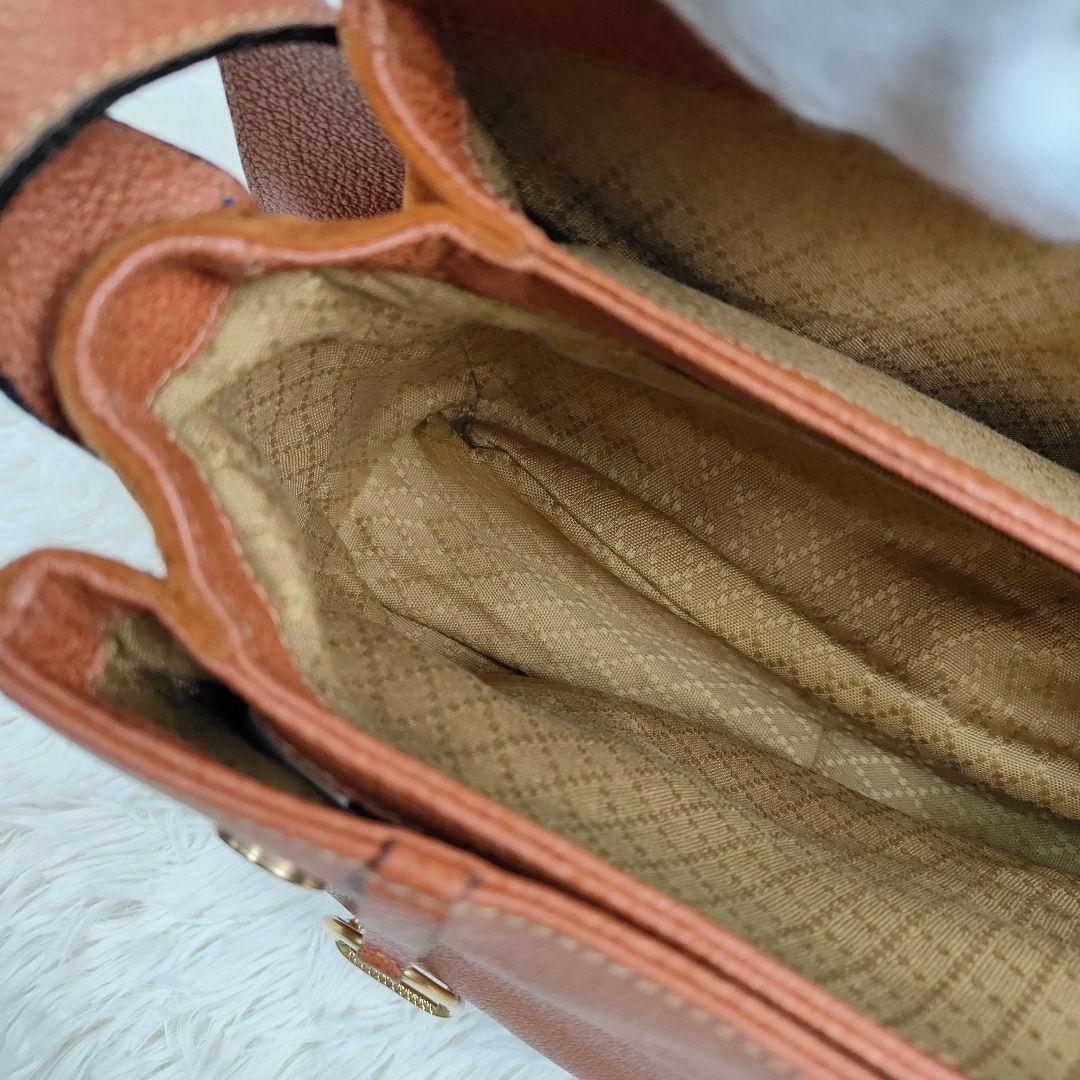 GUCCI Shoulder Bag Purse Suede Leather Authentic