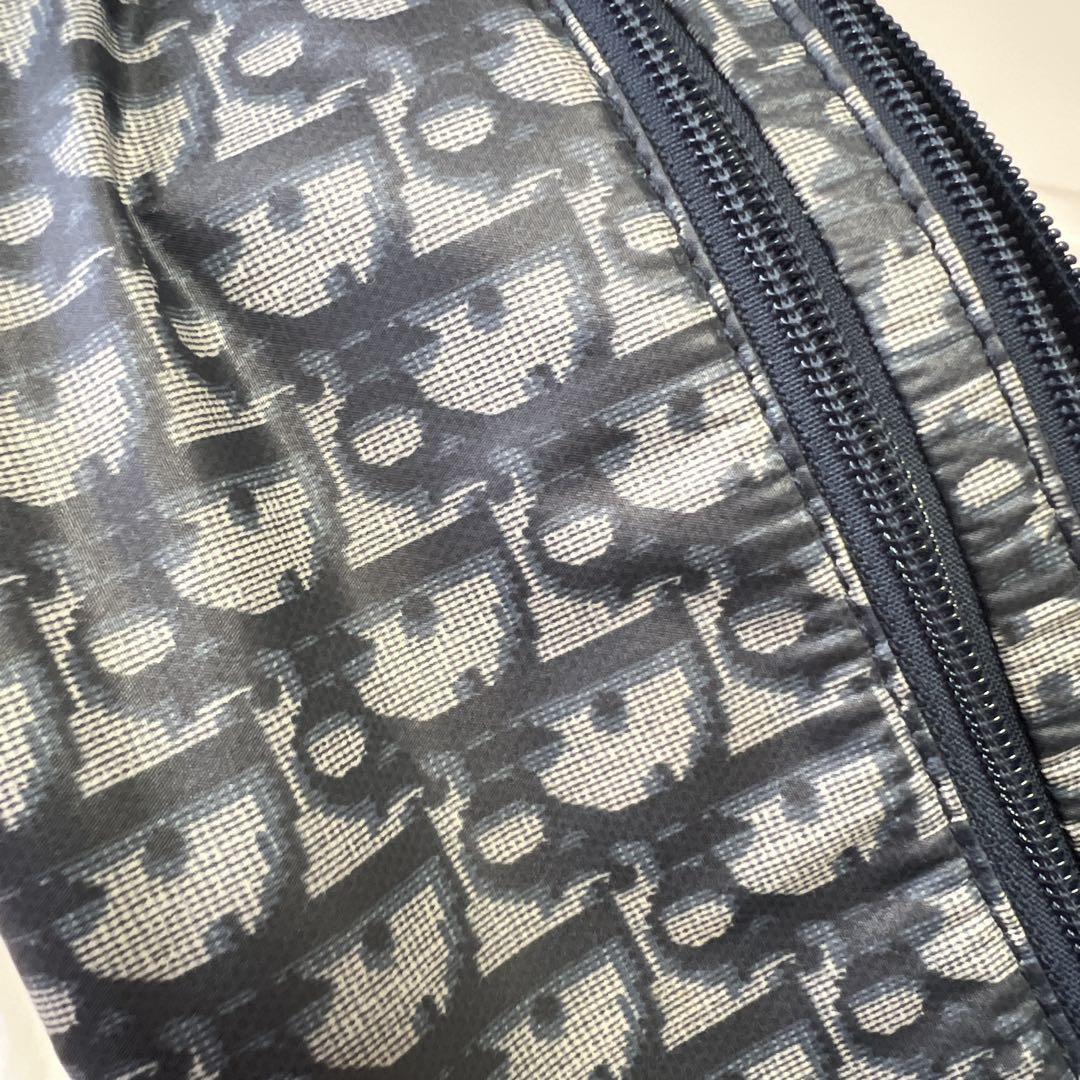 Christian Dior Shoulder Bag Purse Trotter No.2 Navy Authentic