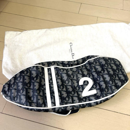 Christian Dior Shoulder Bag Purse Trotter No.2 Navy Authentic