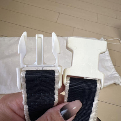 Christian Dior Shoulder Bag Purse Trotter No.2 Navy Authentic