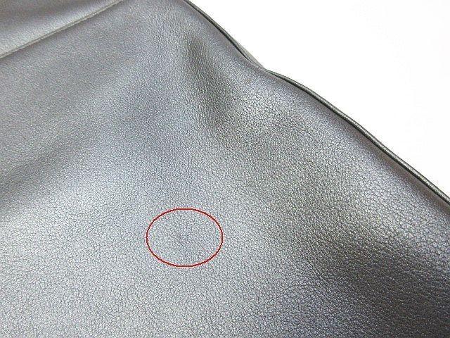 Christian Dior Shoulder Bag Purse Leather Gray Authentic