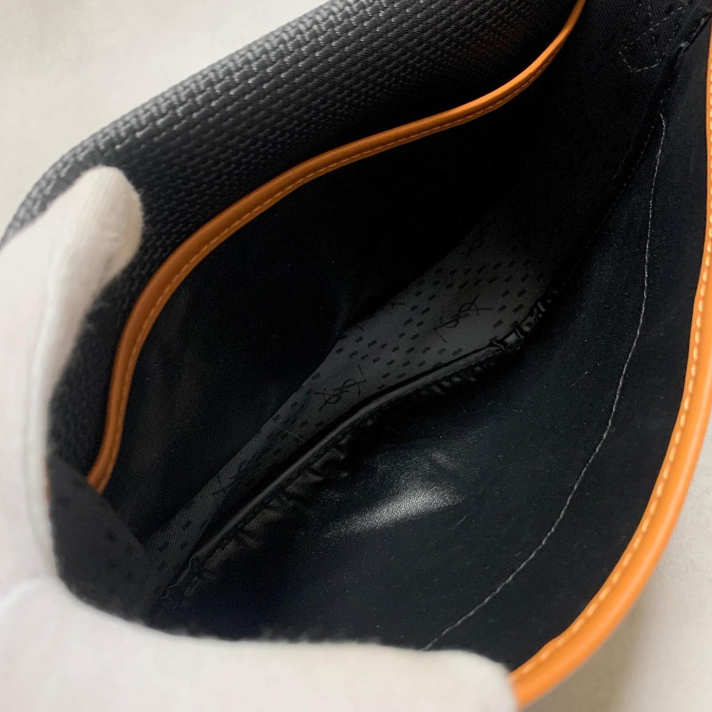 Saint Laurent Bag YSL Cassandra Shoulder Purse PVC Black Brown Gold Authentic