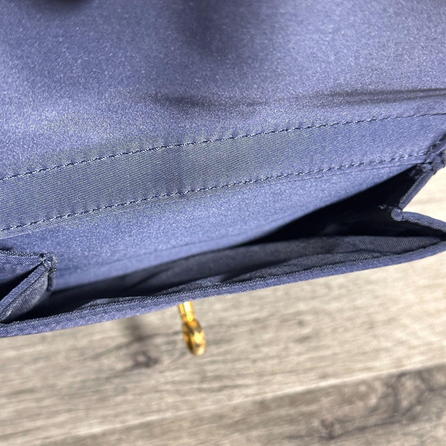 Valentino Garavani sport Hand Bag Tote Purse 2way Logo Navy Authentic