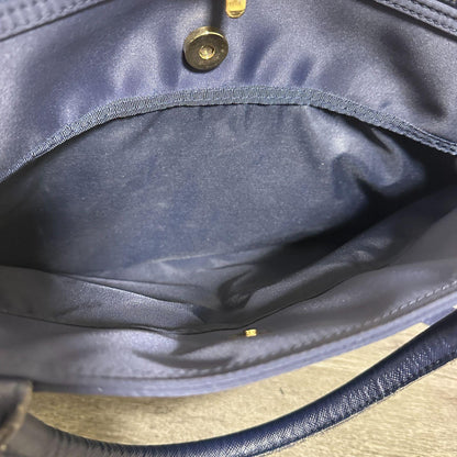 Valentino Garavani sport Hand Bag Tote Purse 2way Logo Navy Authentic