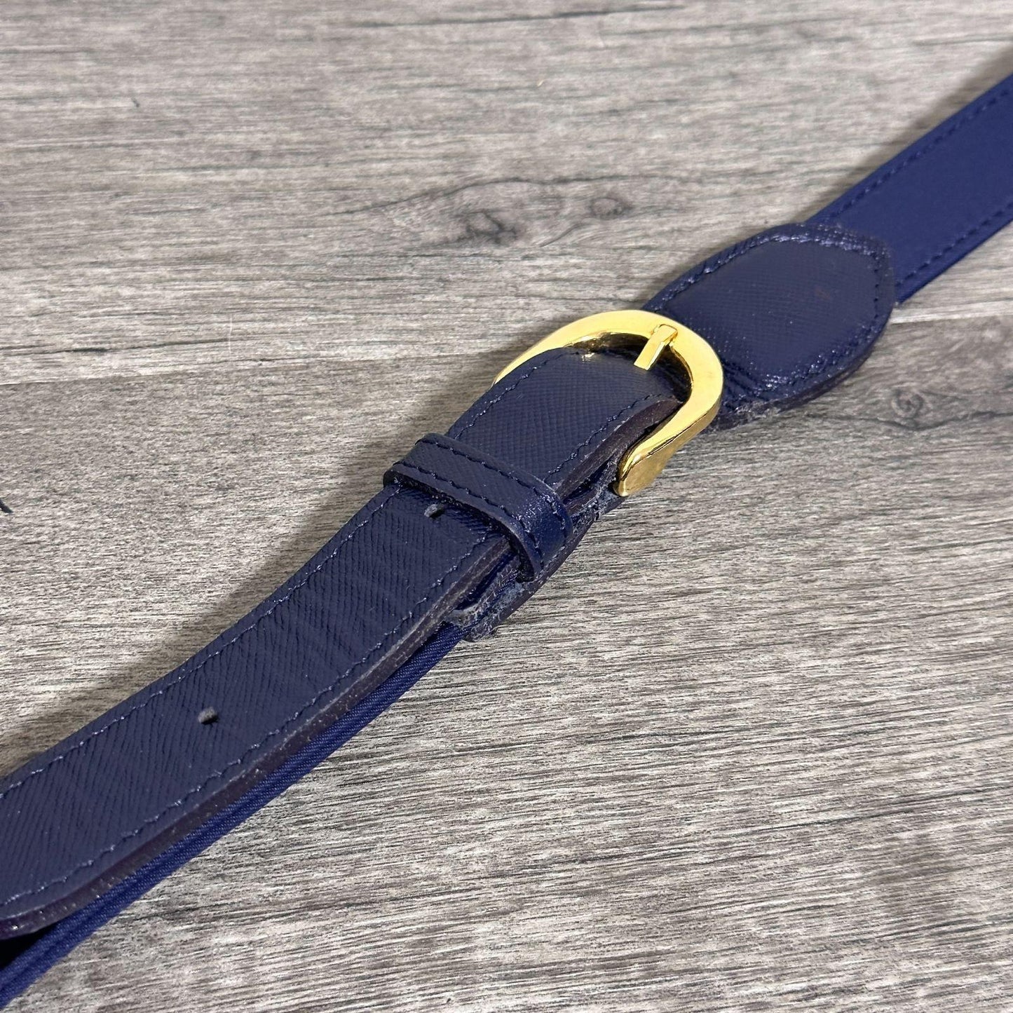 Valentino Garavani sport Hand Bag Tote Purse 2way Logo Navy Authentic