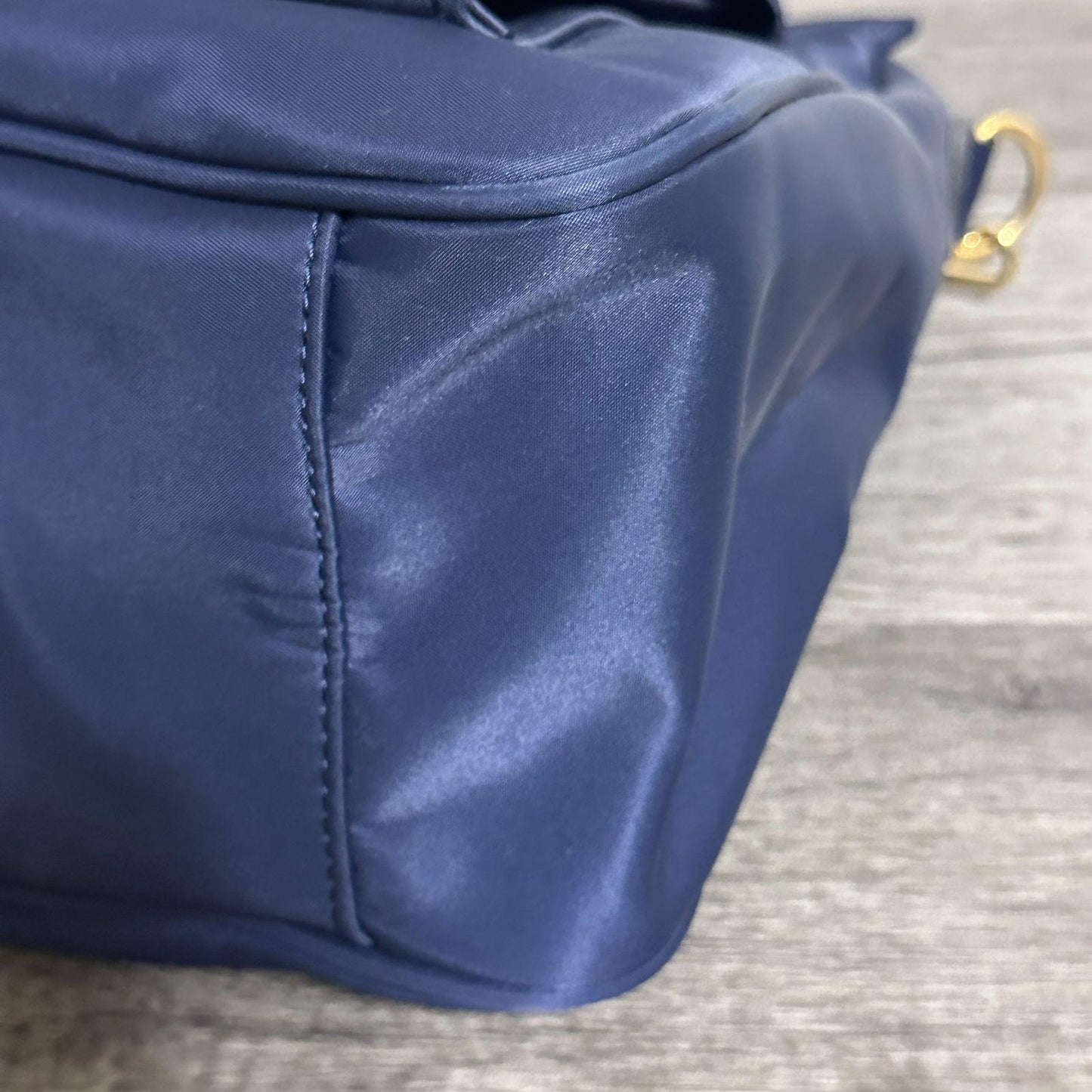 Valentino Garavani sport Hand Bag Tote Purse 2way Logo Navy Authentic