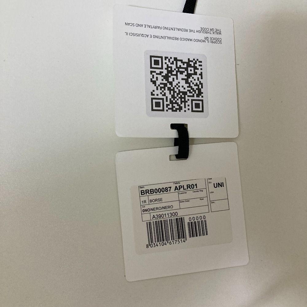 Red Valentino Shoulder Bag Purse Ribbon Chain Black Authentic