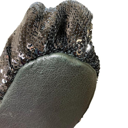 Red Valentino Shoulder Bag Purse Ribbon Chain Black Authentic