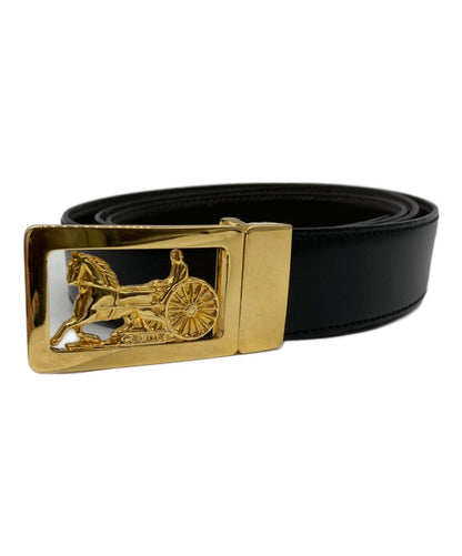 CELINE Men's Belt Horse carriage Authentic