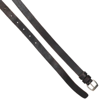Saint Laurent Paris Men's Belt Leather Black Brown Authentic
