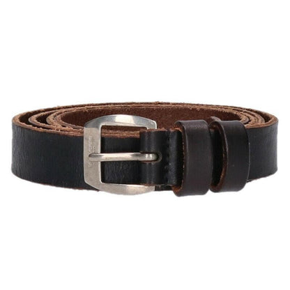 Saint Laurent Paris Men's Belt Leather Black Brown Authentic