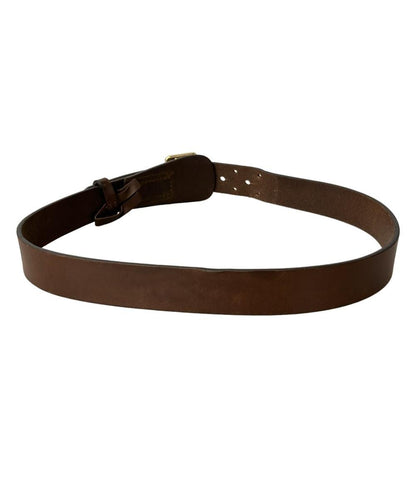 Christian Dior Men's Belt Brown Gold Authentic